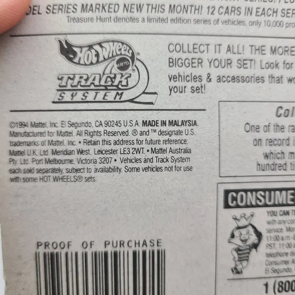 Roarin Rods Hot Wheels Series #‎ 2 of 4 1995 #304